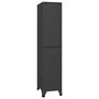 Voir la diapositive 3 : VIDAXL Armoire a casiers Anthracite 38x45x180 cm Acier