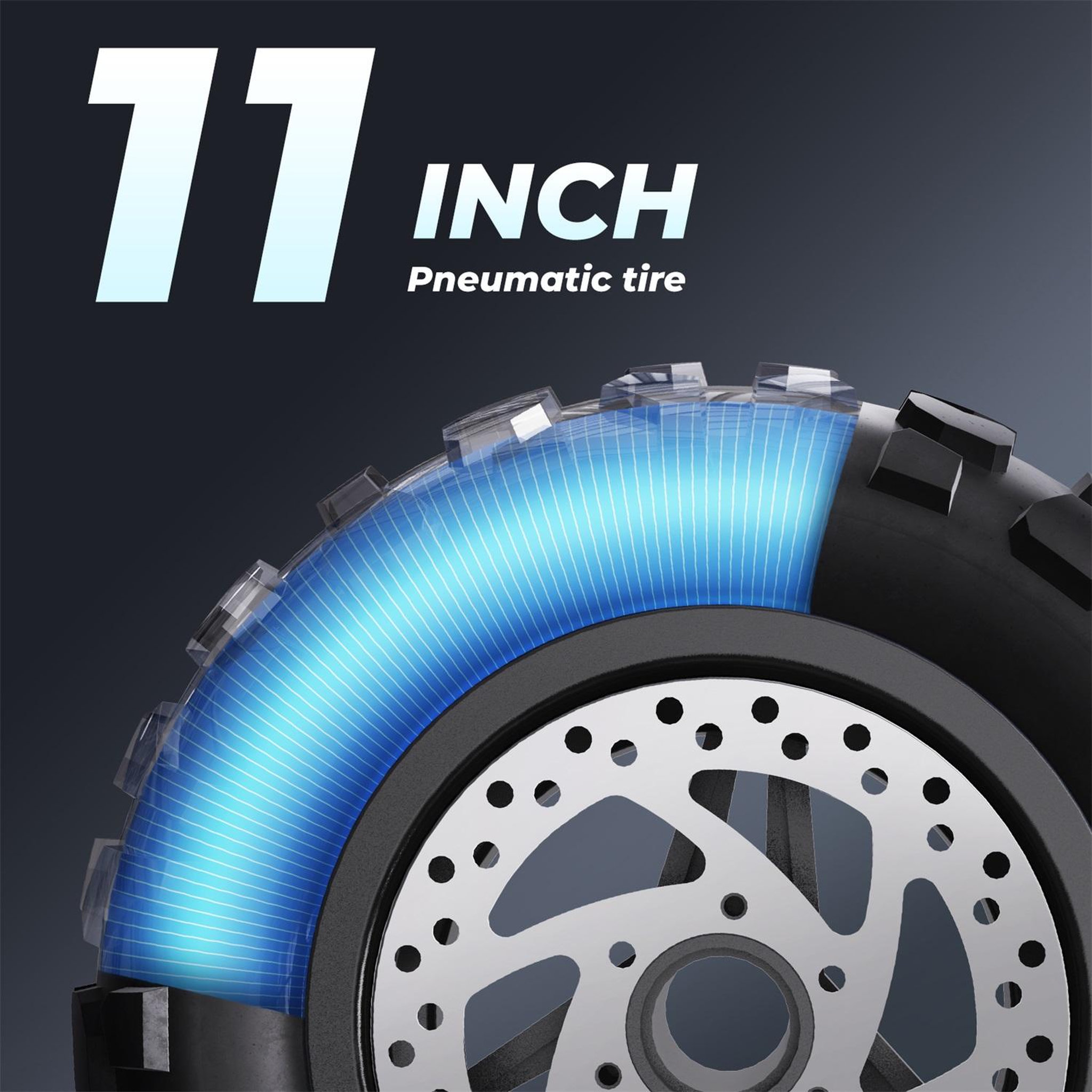 Voir la diapositive 4 : ISINWHEEL Trottinette électrique isinwheel gt2, 48v 500w 15ah, pneus tout-terrain 11