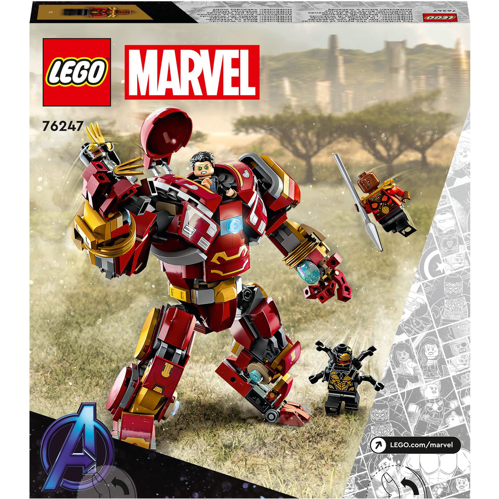 Voir la diapositive 9 : LEGO Marvel Super Heros 76247 Hulkbuster : La bataille du Wakand, Figurine, Jouet à Construire avec Minifigurine Hulk Bruce Banner, Avengers : Infinity War