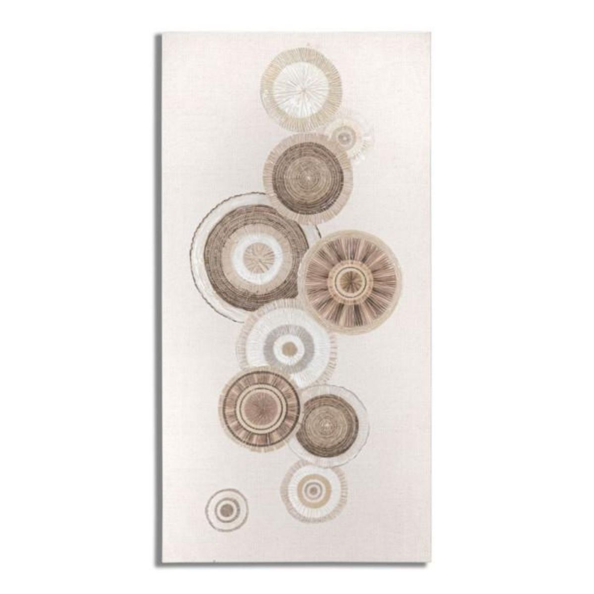 Paris Prix Toile Imprimée Déco  Circlys  50x100cm Marron