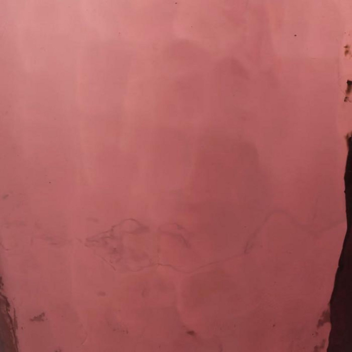 ATMOSPHERA Soliflore en Verre Design  Irrégulier  19cm Prune