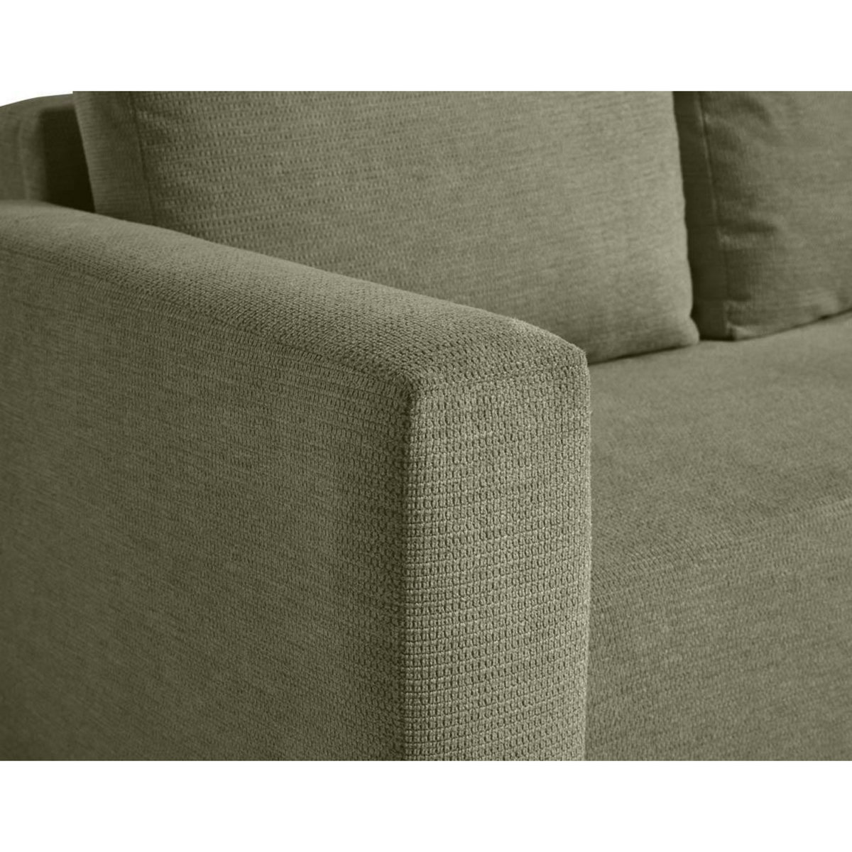 BEST MOBILIER Canopy - canapé d'angle réversible - 4 places - convertible avec coffre - en tissu texturé