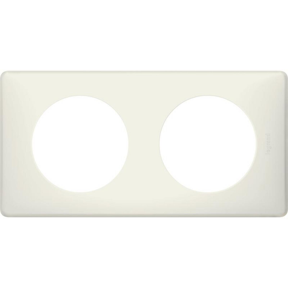 Legrand Celiane plaque 2 postes craie