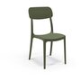MARKET24 Chaise de jardin - ARETA - CALIPSO - Vert Olive - 53 x 46 x H 88 cm