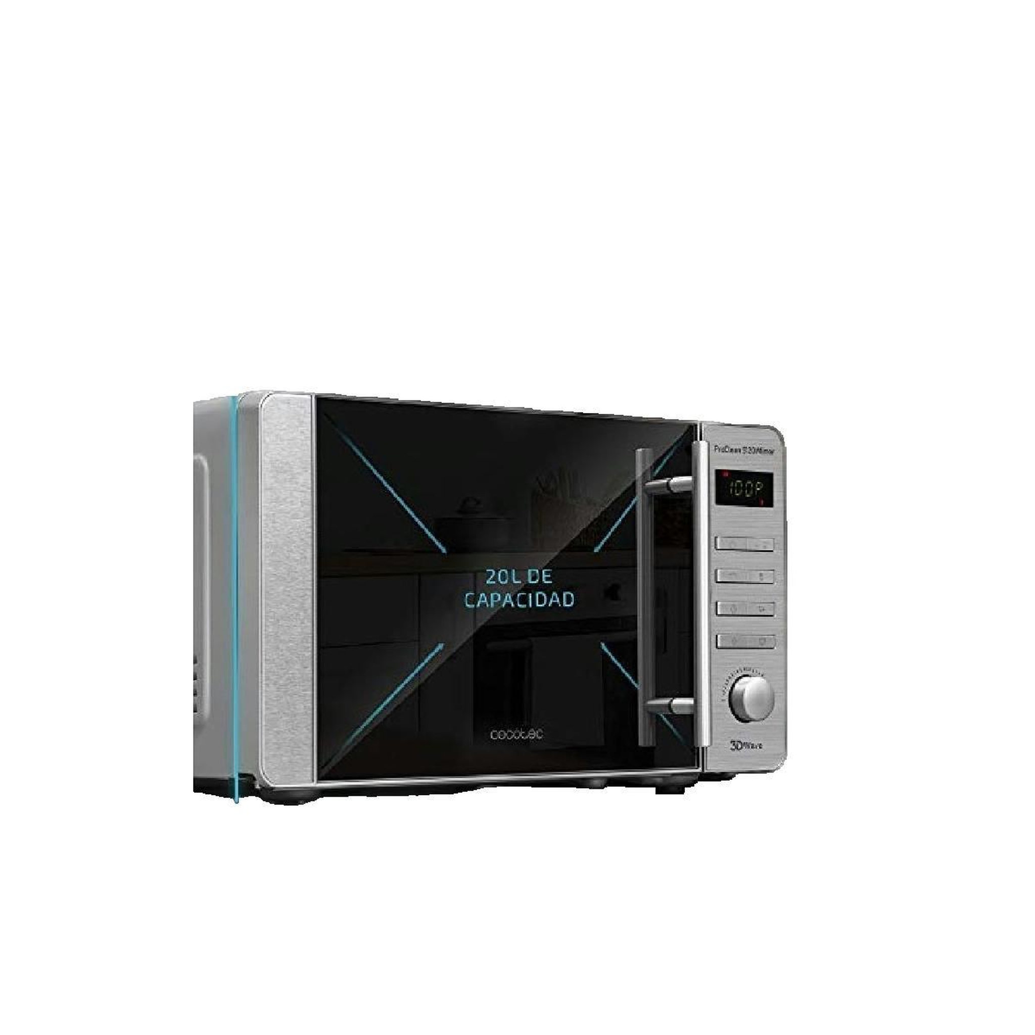Voir la diapositive 2 : CECOTEC Micro-ondes Cecotec ProClean 5120 acier inoxydable