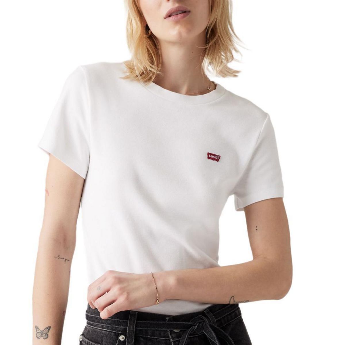 Levi's T Shirt  Femme Levi's Essential Neutral