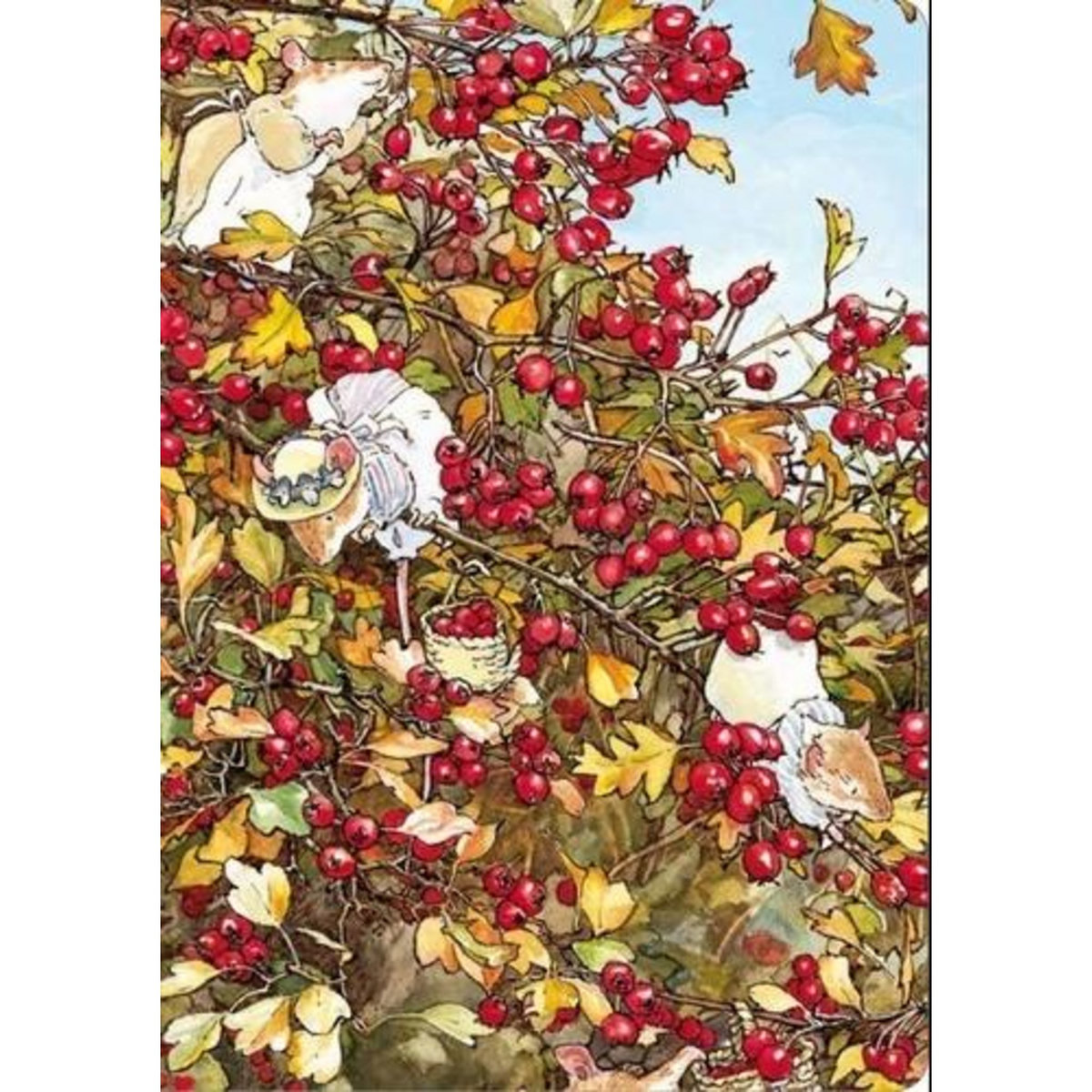 CARNET AUTOMNE LES SOURIS DU BUISSON AUX MURE, Barklem Jill