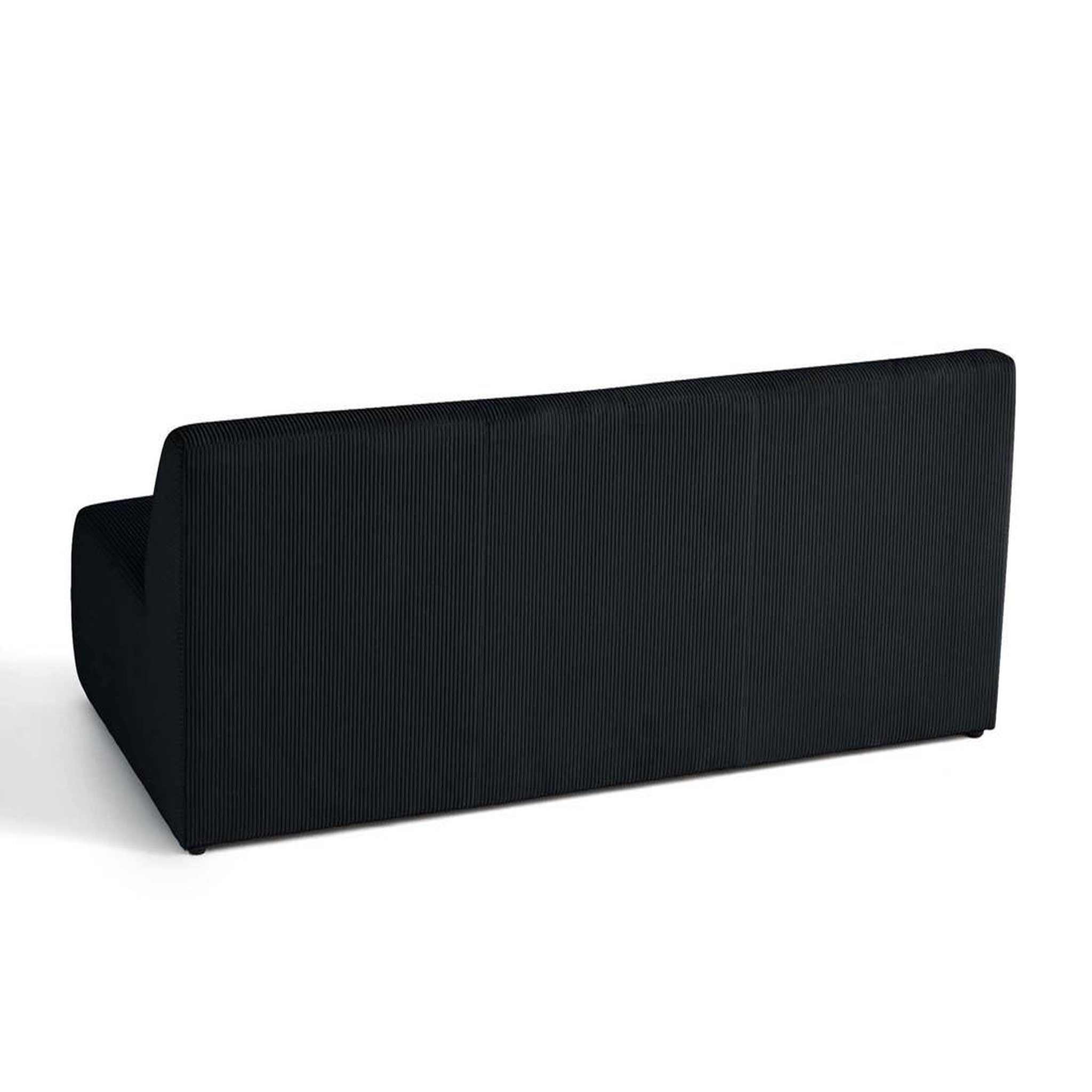 Voir la diapositive 4 : LISA DESIGN Onyx - canapé droit 3 places - en velours côtelé