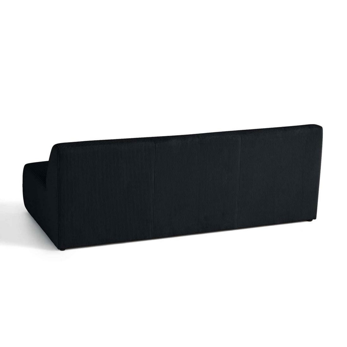 LISA DESIGN Onyx - canapé droit 3 places - en velours côtelé