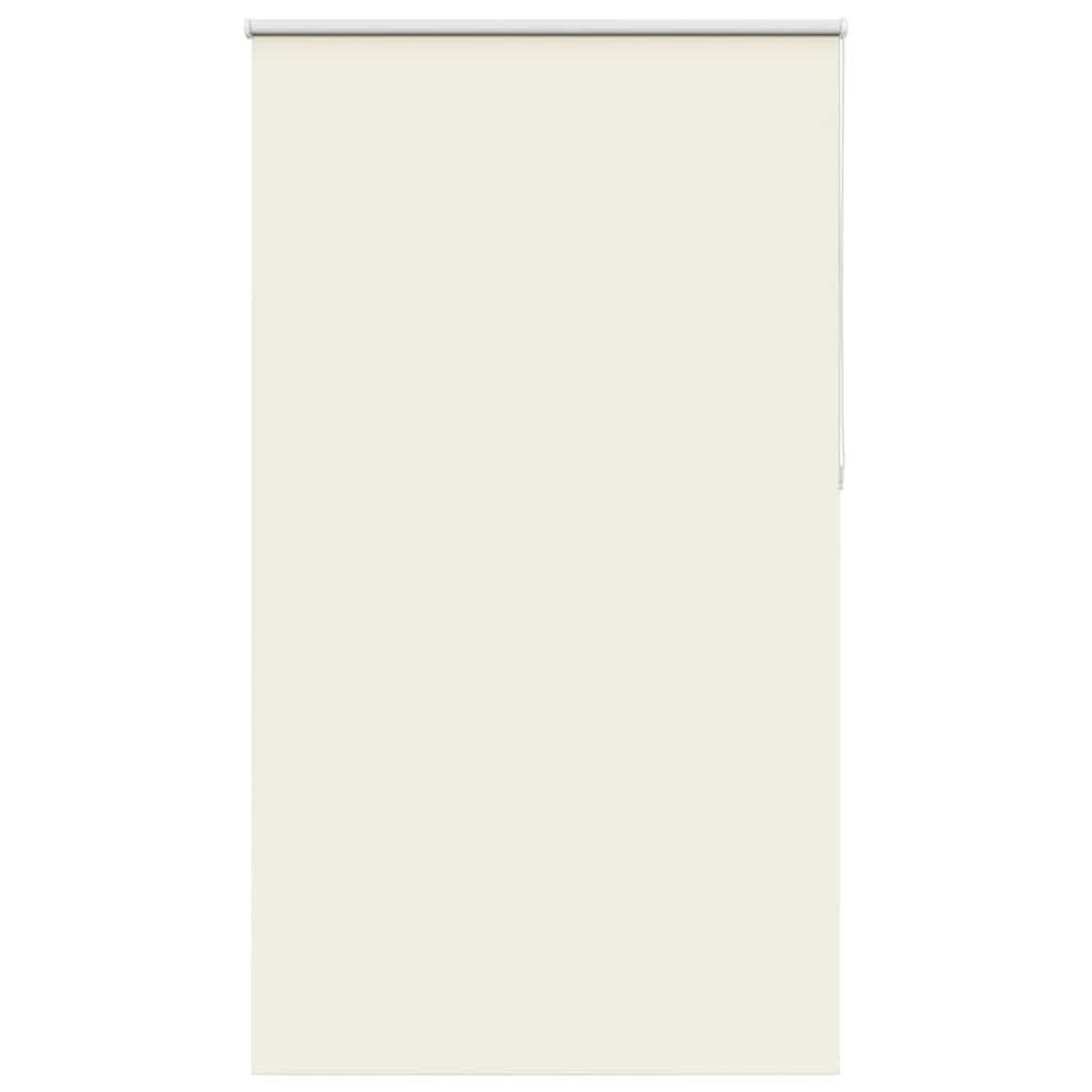 VIDAXL Store enrouleur occultant blanc casse 130x210 cm largeur tissu