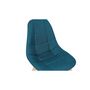 Voir la diapositive 4 : Lot de 2 chaises assise tissu pieds bois massif ORNELLA