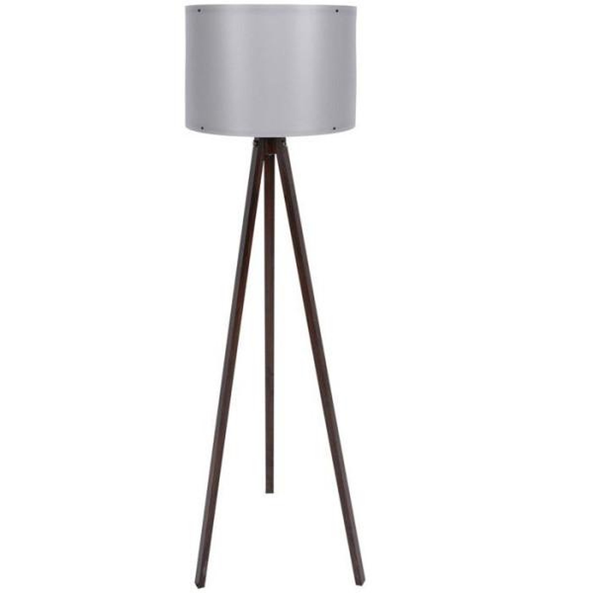 MRED Lampadaire D BY M.RED Grey Walnut - MDF - Abat-jour polypropylene - Style scandinave