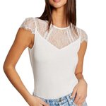 MORGAN T shirt  Femme Morgan Giulia. Coloris disponibles : Blanc