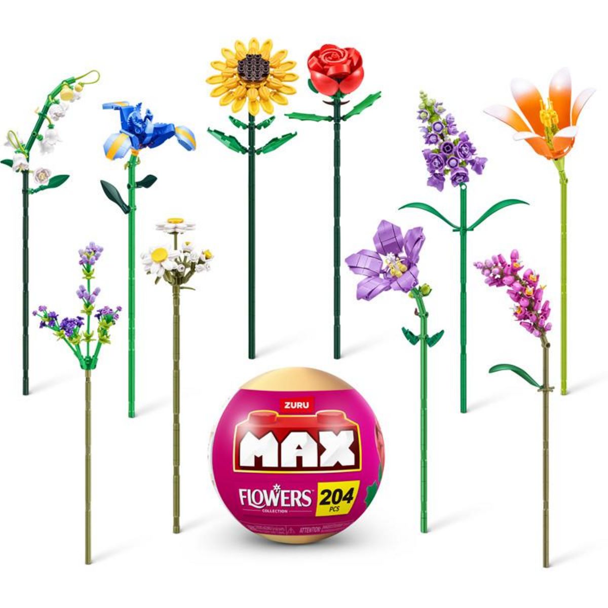 ZURU BRIQUES MAX FLEURS ASS10 PRE15 ZURU ZUU83184GQ1