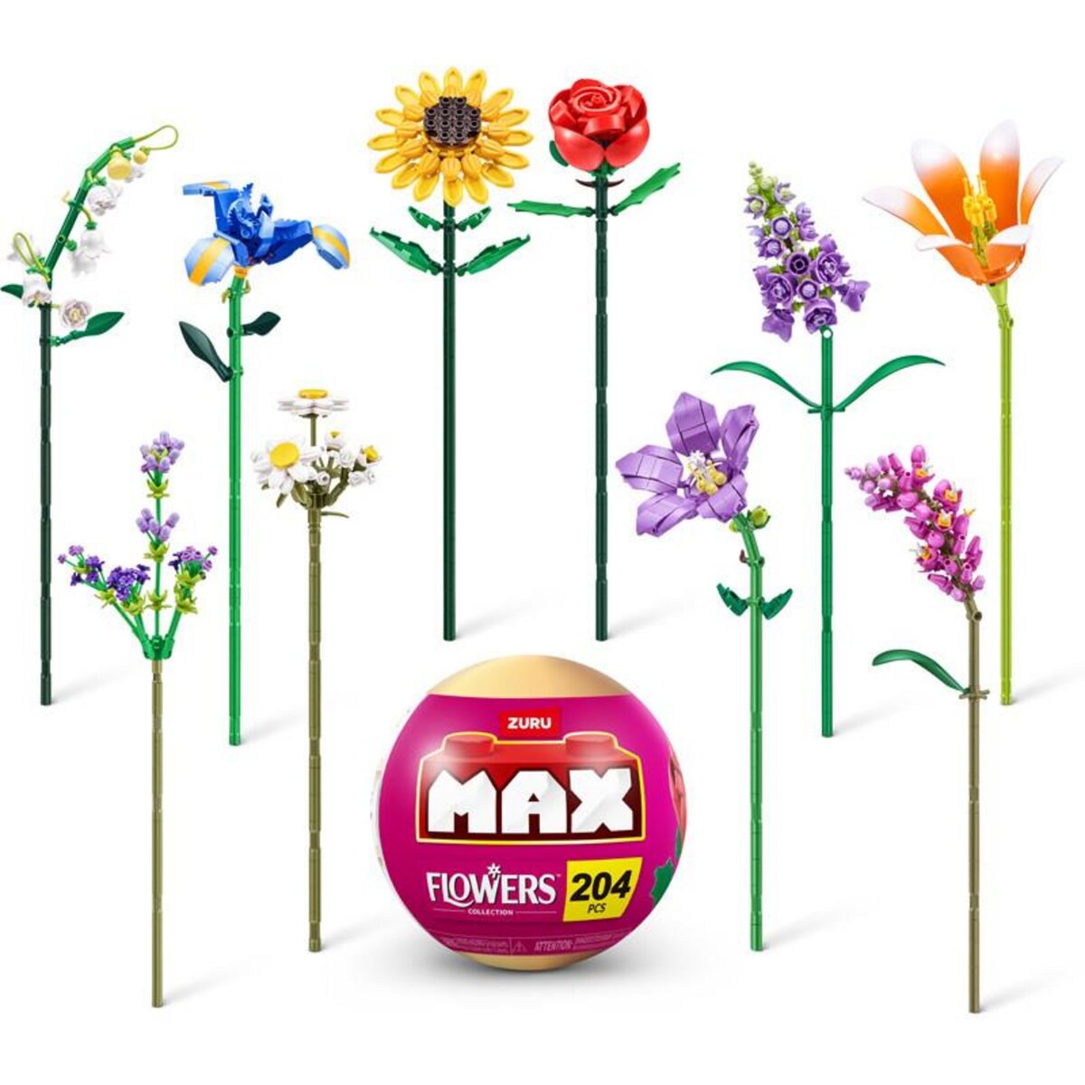 ZURU BRIQUES MAX FLEURS ASS10 PRE15 ZURU ZUU83184GQ1