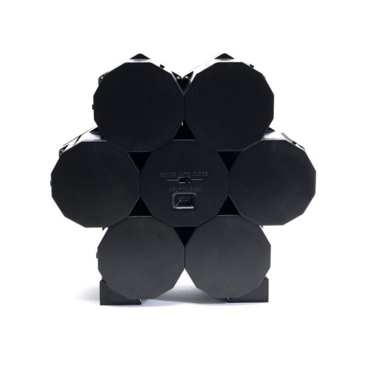 Paris Prix Enceinte Sans Fil & Projecteur  Disco  25cm Noir