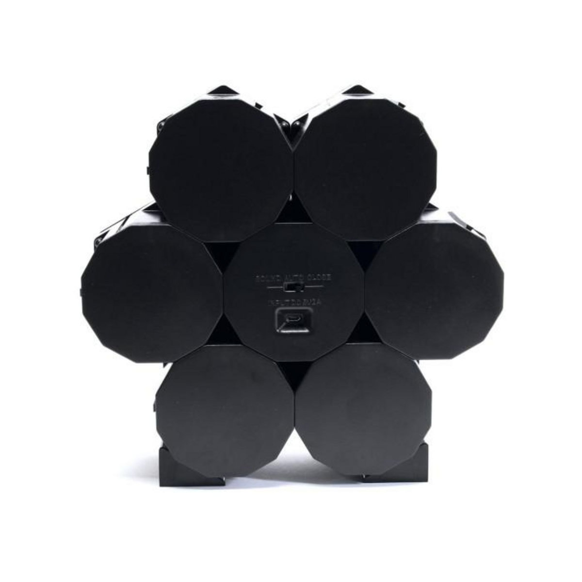 Paris Prix Enceinte Sans Fil & Projecteur  Disco  25cm Noir