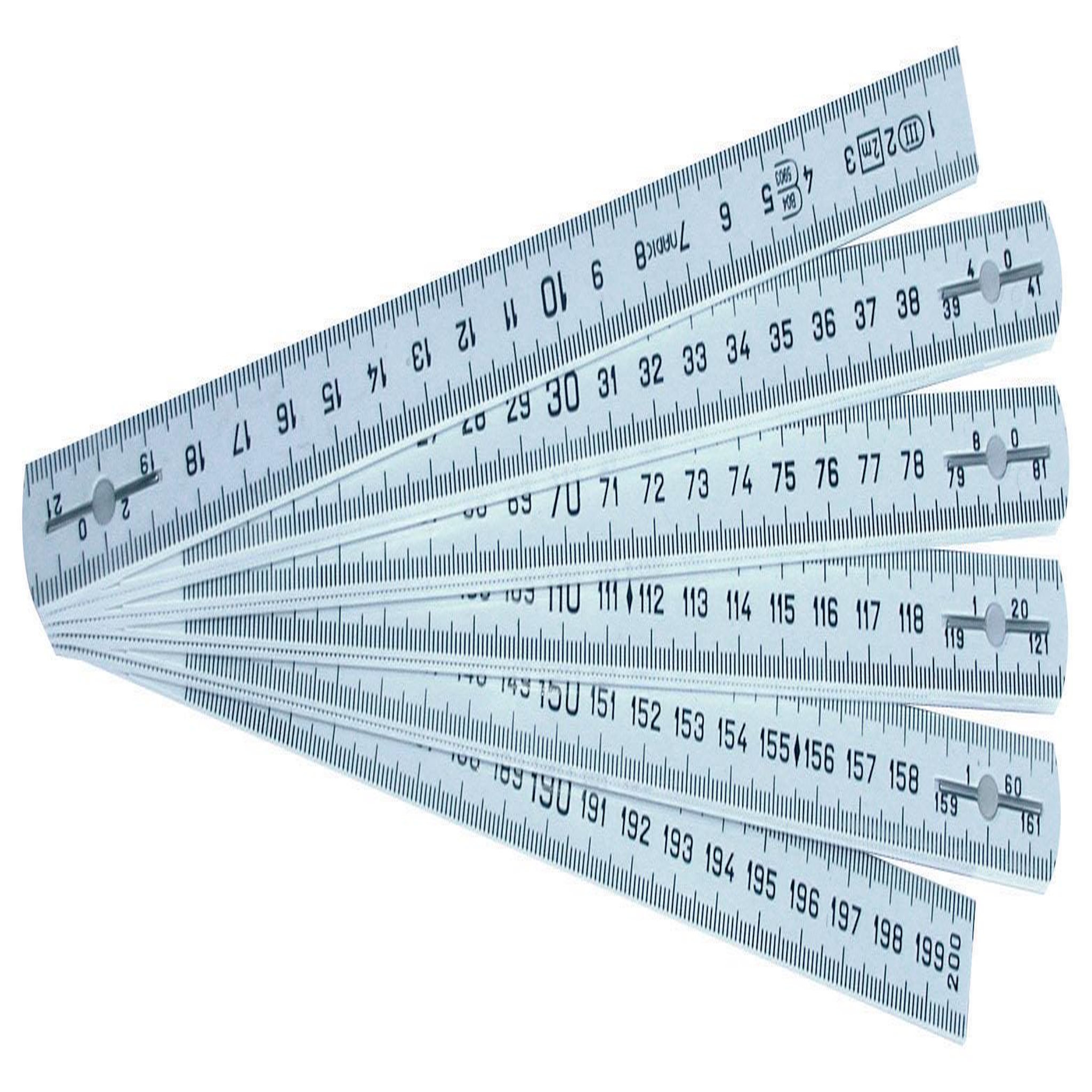OUTIFRANCE Mesure pliante en fibre de verre 2 m
