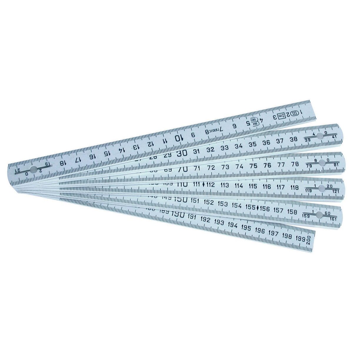 OUTIFRANCE Mesure pliante en fibre de verre 2 m