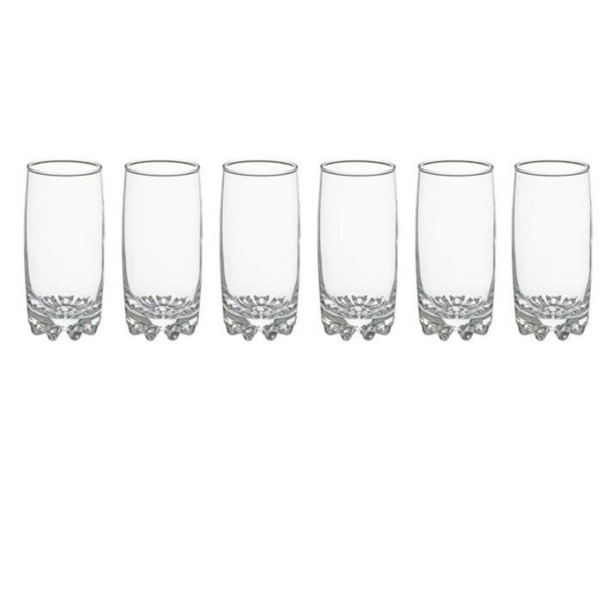SECRET DE GOURMET Lot de 6 Gobelets à Eau  Sylvana  38cl Transparent