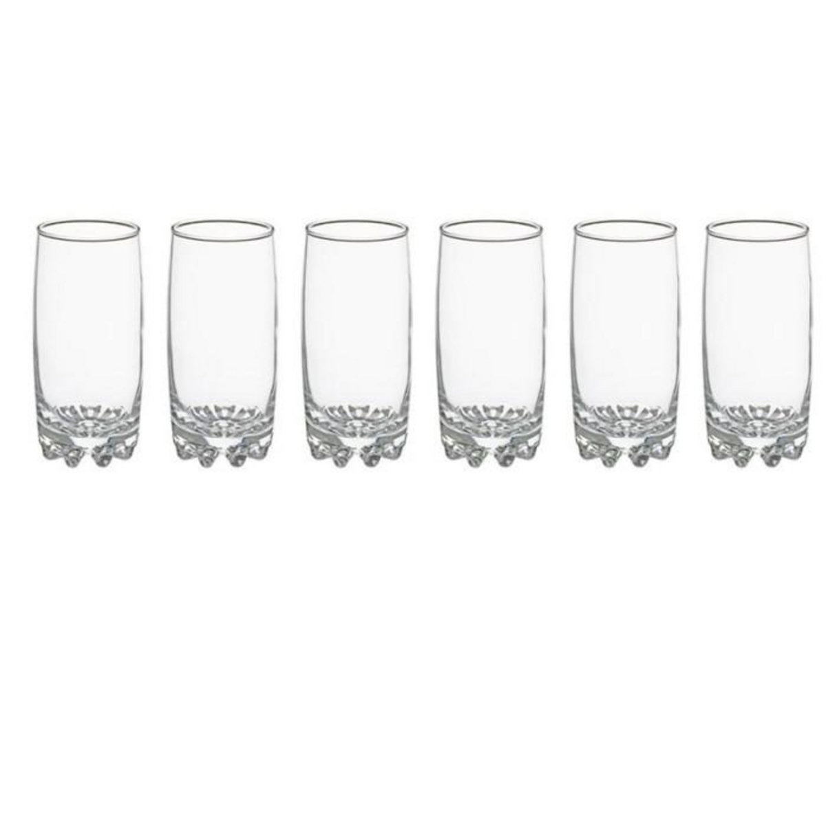 SECRET DE GOURMET Lot de 6 Gobelets à Eau  Sylvana  38cl Transparent