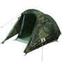 Voir la diapositive 4 : VIDAXL Tente de camping tunnel 2 personnes camouflage impermeable