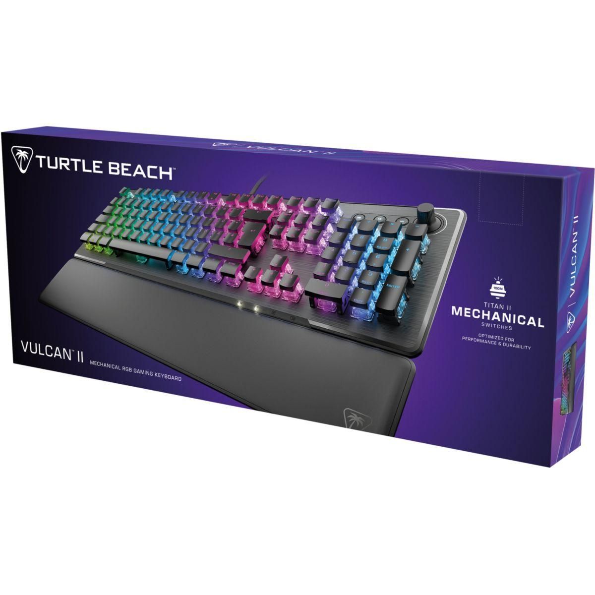 Turtle Beach Clavier gamer Vulcan II Noir Linear FR