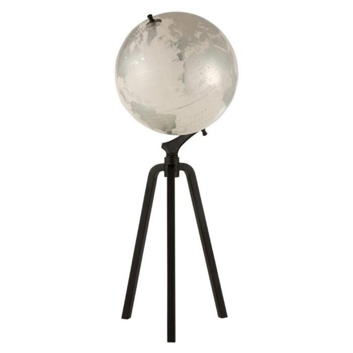 Paris Prix Globe sur Pied  Marbe  101cm Blanc & Noir