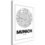 Paris Prix Tableau Imprimé  Retro Munich. Coloris disponibles : Multicolore