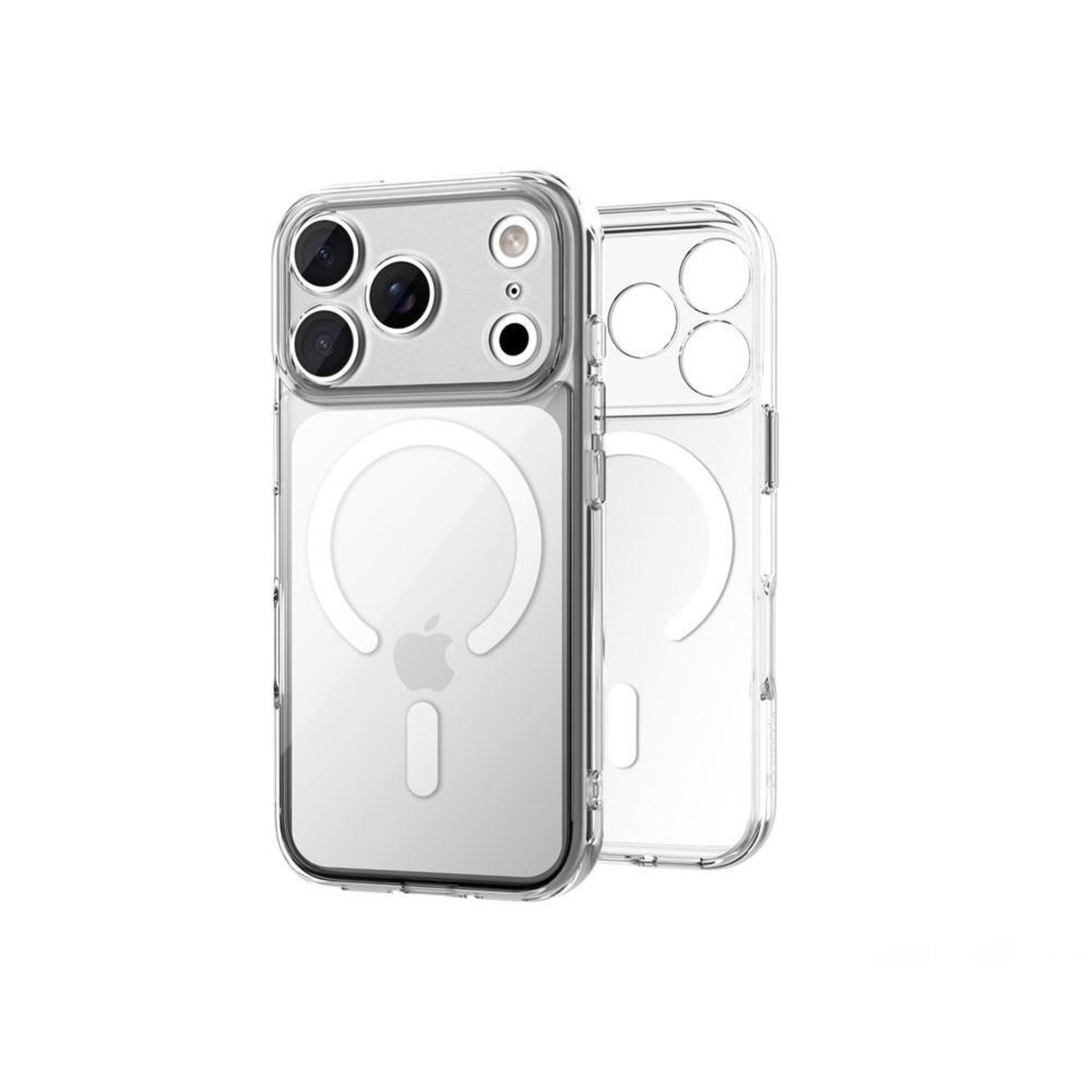 Coque transparente compatible MagSafe pour iPhone 17 Pro Max et iPhone 18 Pro Max, protection chocs jusqu'à 2 m