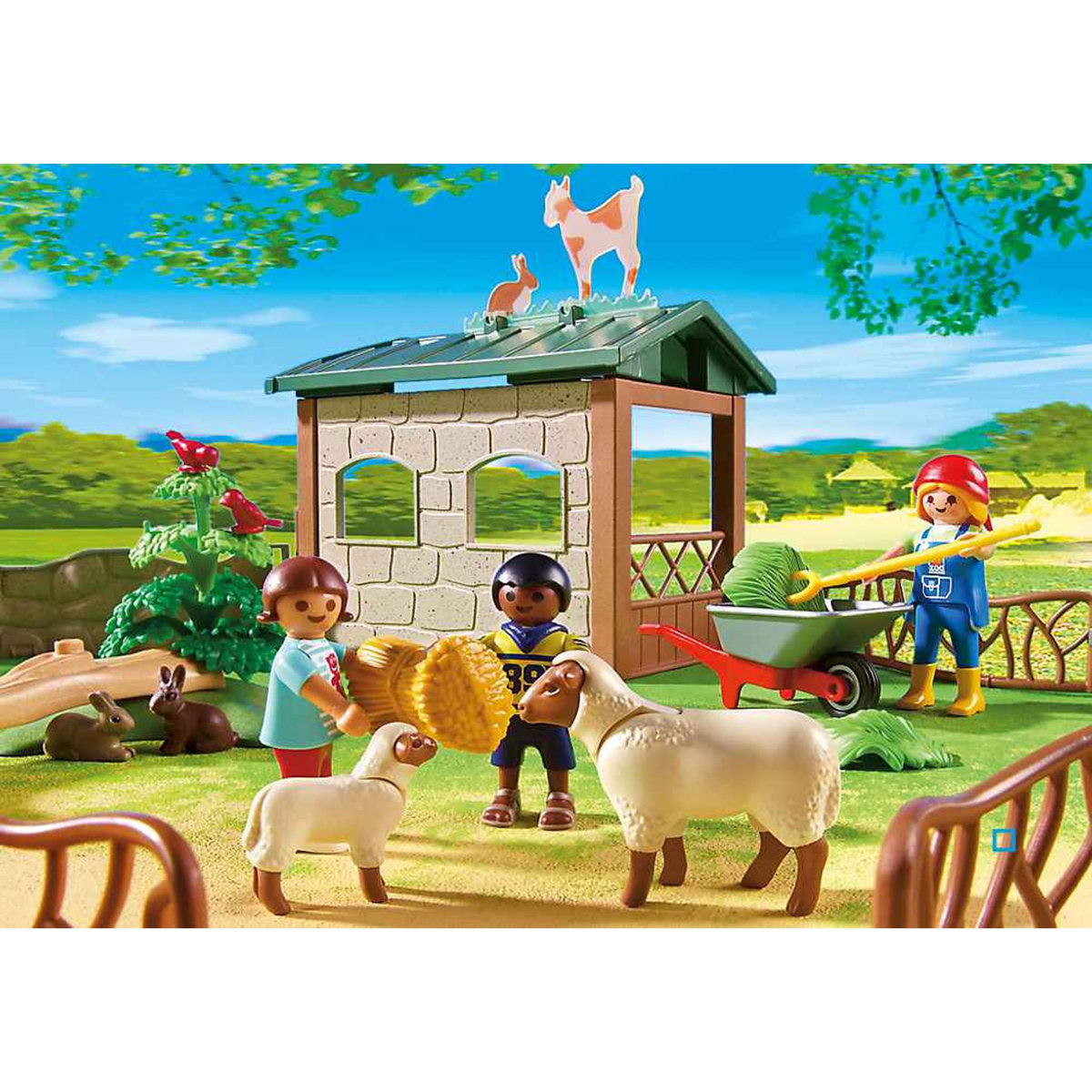 PLAYMOBIL 6635 - City Life - Parc animalier avec visiteurs