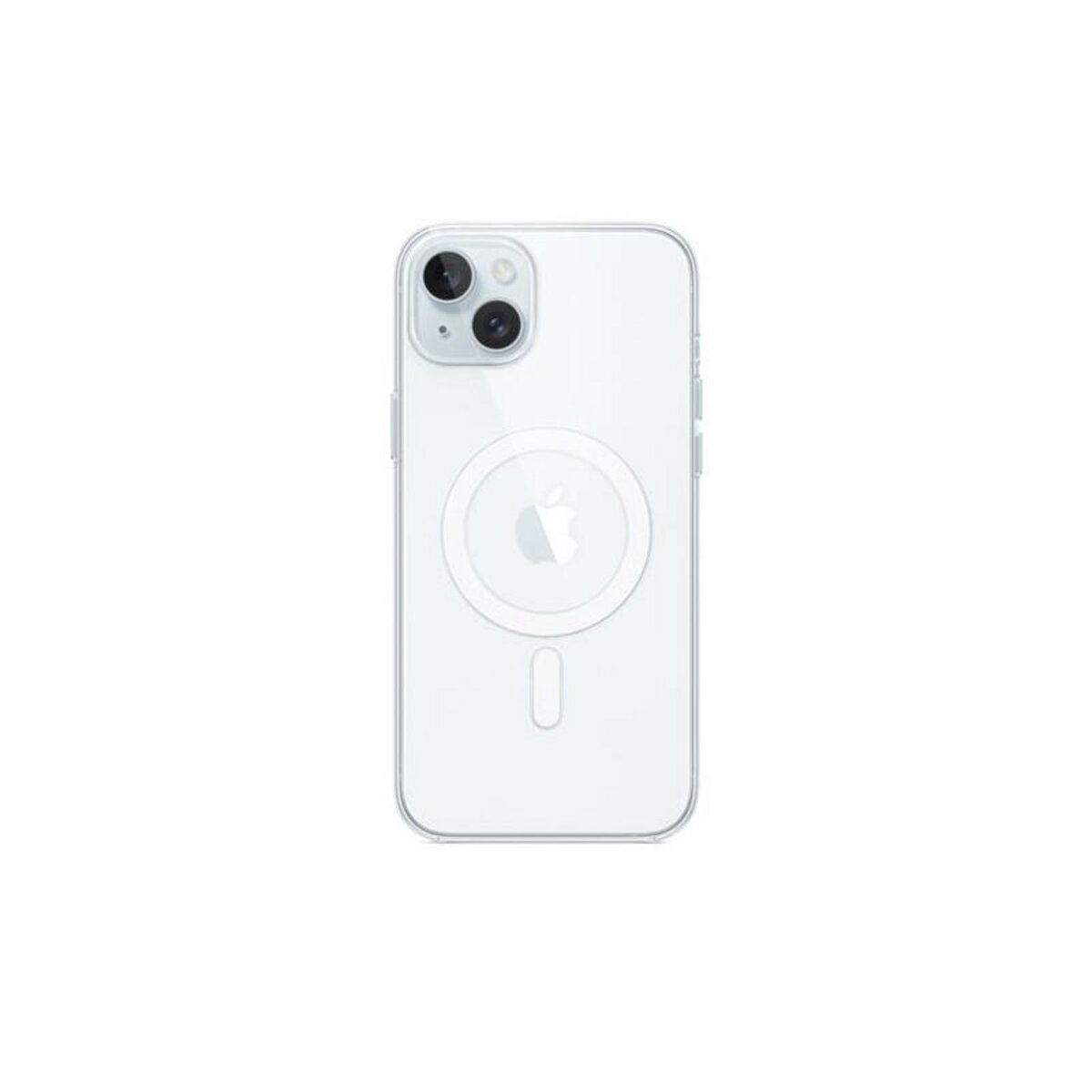 APPLE Apple Coque en silicone avec MagSafe pour iPhone 15 Plus Transparent