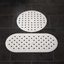 Voir la diapositive 2 : RIDDER RIDDER Tapis antiderapant de bain Action Blanc
