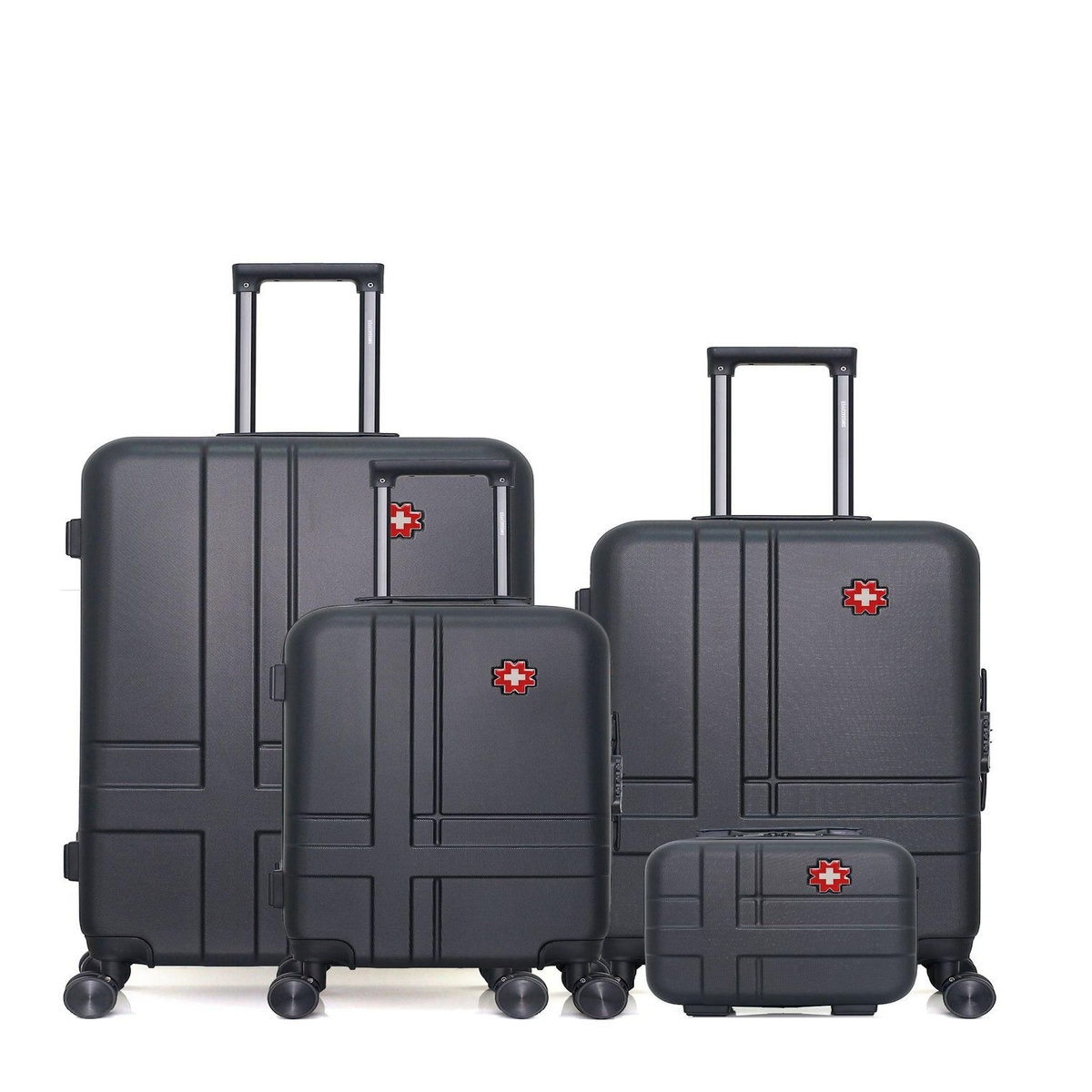 SWISS KOPPER SWISS KOPPER - LOT DE 4 - Valises grand format, weekend, cabine et vanity USTER