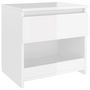 Voir la diapositive 4 : VIDAXL Tables de chevet 2 pcs Blanc brillant 40x30x39 cm Agglomere