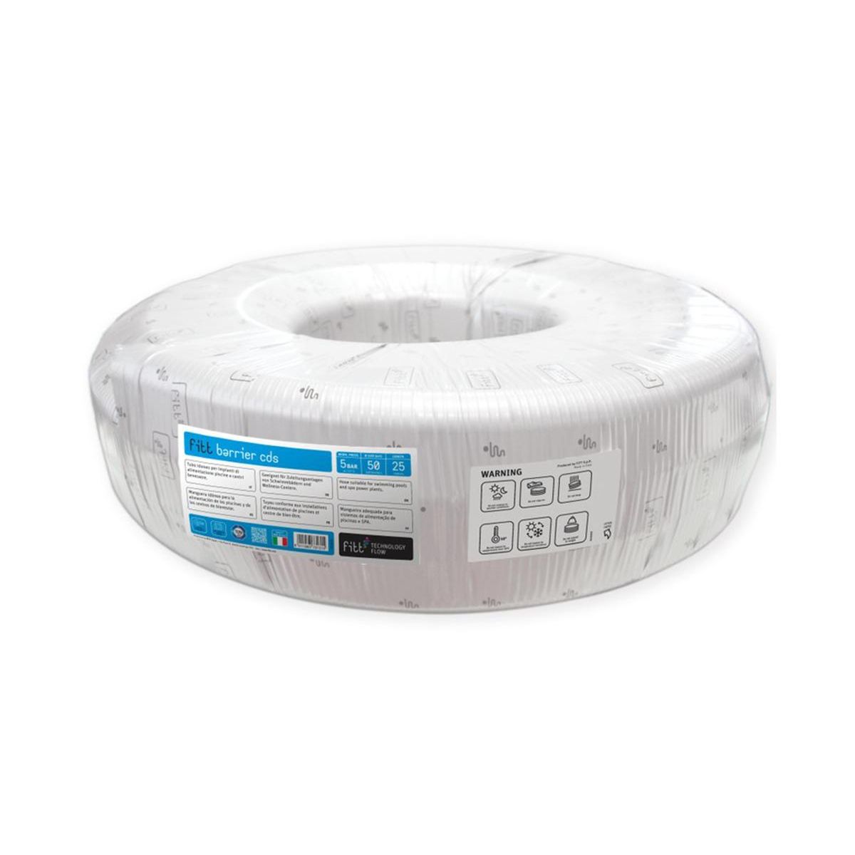 JARDIDECO Tuyau souple anti-chlore Barrier CDS 25 m x Ø 50 mm - Fitt
