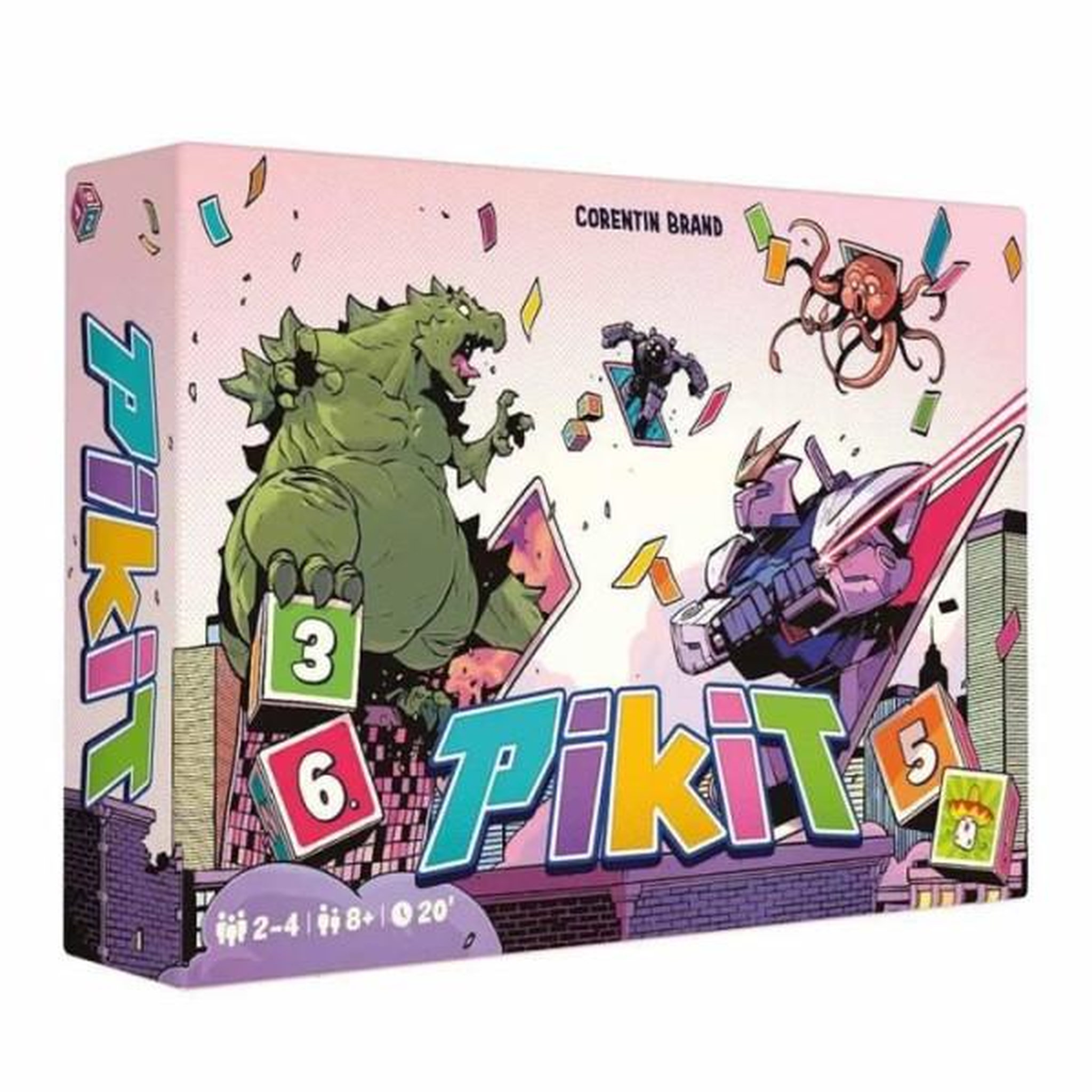 Asmodee Jeu de plateau - Pikit - Kaijus vs Mechas - Stratégique - Palpitant