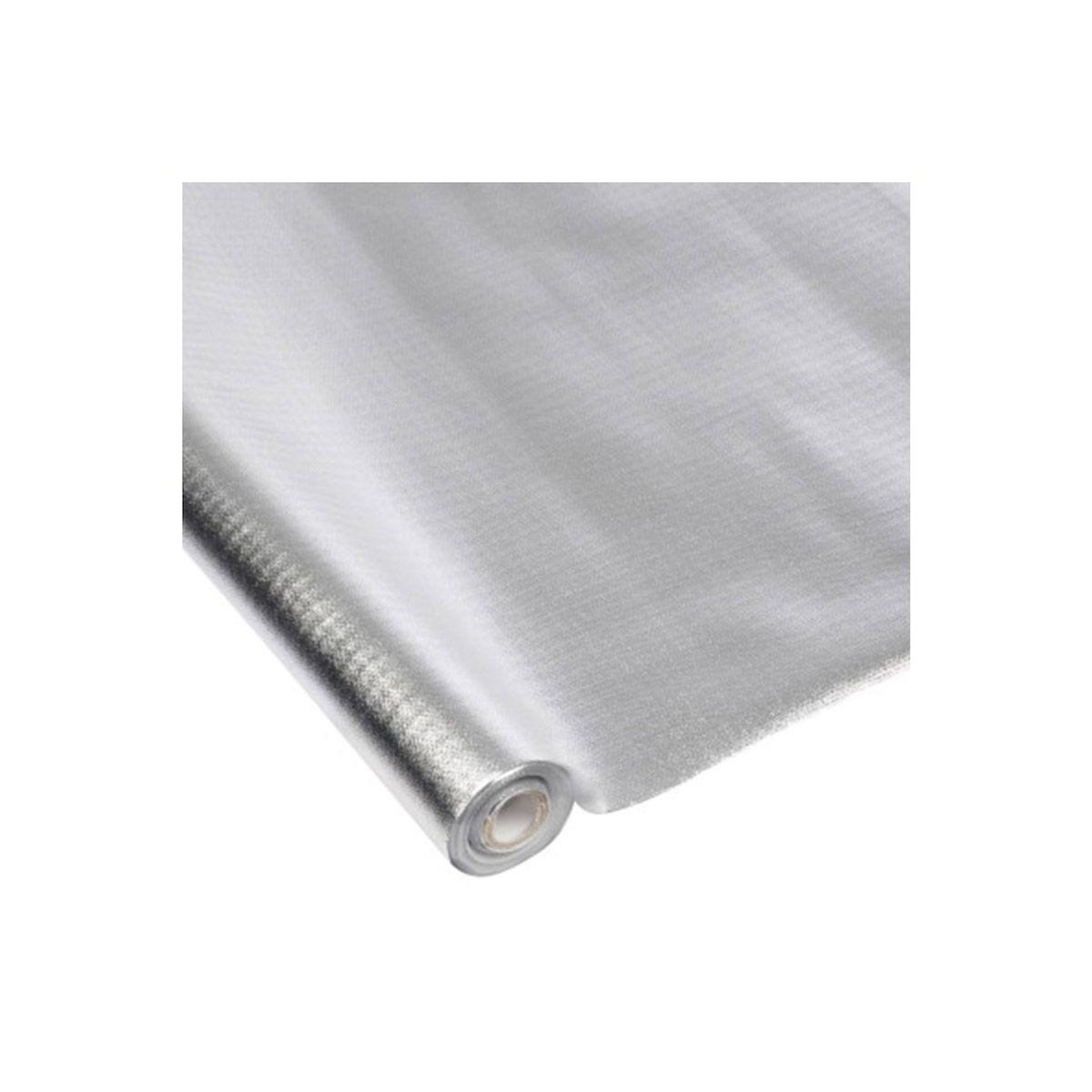 Paris Prix Nappe Papier  Chromée  1,18x5m Argent