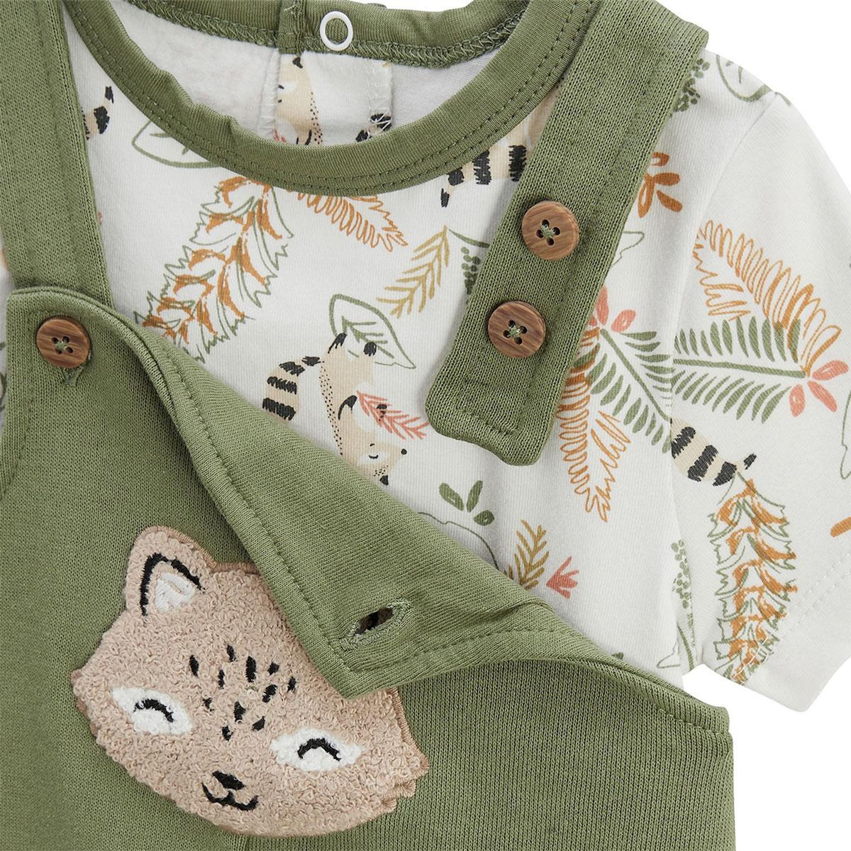 Petit Béguin Ensemble salopette bébé et t-shirt Gabin