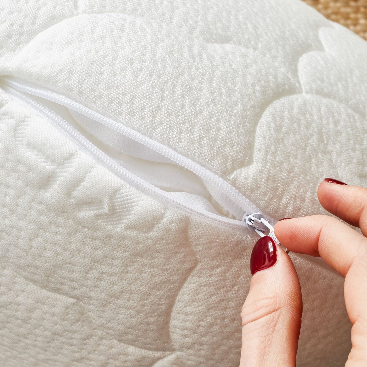 Ptit Albatros P'tit Albatros - Coussin de Maternité  - Housse soyeuse - Garnissage fibres