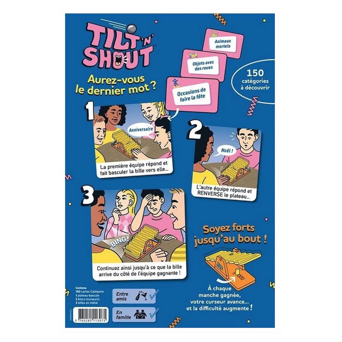 TRIBUO Tilt'N Shout - Jeu d ambiance