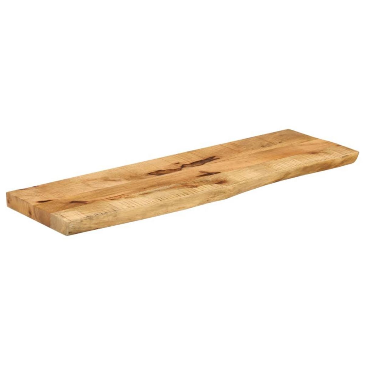 VIDAXL Dessus de table 100x30x3,8cm bord vif bois massif manguier brut