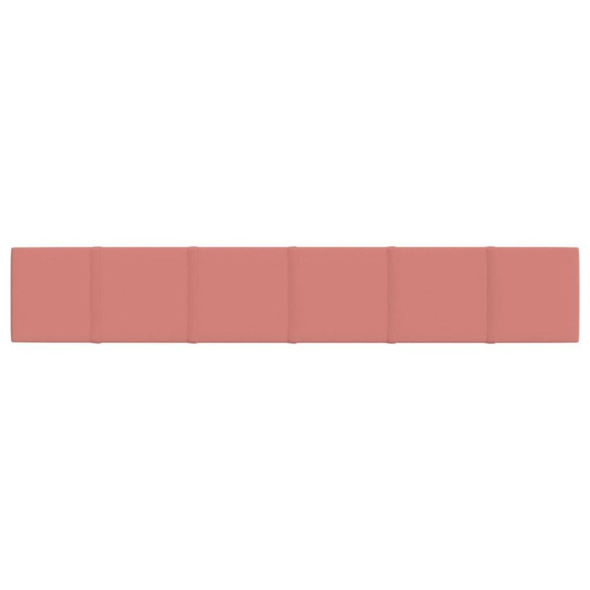 VIDAXL Panneaux muraux 12 pcs Rose 90x15 cm Velours 1,62 m^2