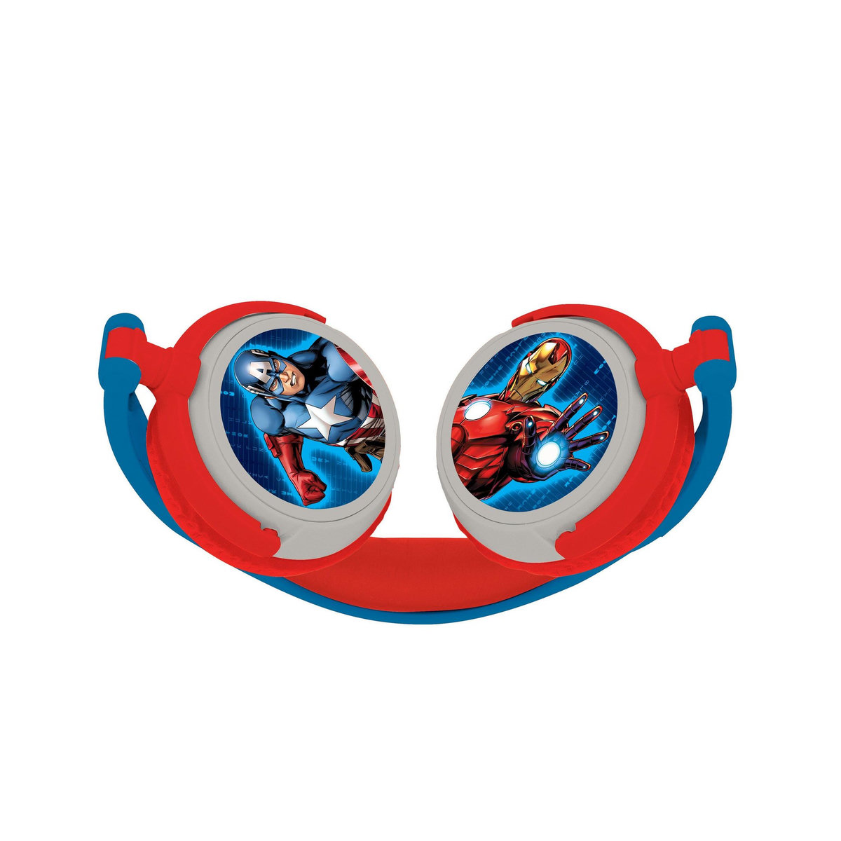 Lexibook Casque stéréo filaire pliable Avengers avec limitation de volume d'écoute