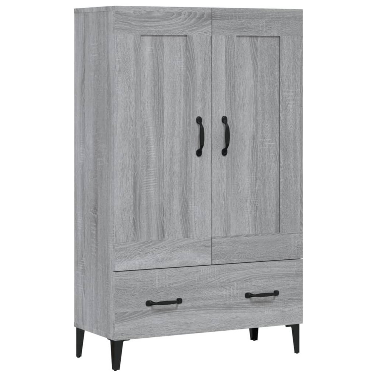 VIDAXL Buffet Sonoma gris 70x31x115 cm Bois d'ingenierie