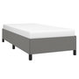 Voir la diapositive 4 : VIDAXL Cadre de lit sans matelas gris fonce 90x190 cm tissu