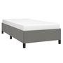 Voir la diapositive 4 : VIDAXL Cadre de lit sans matelas gris fonce 90x190 cm tissu