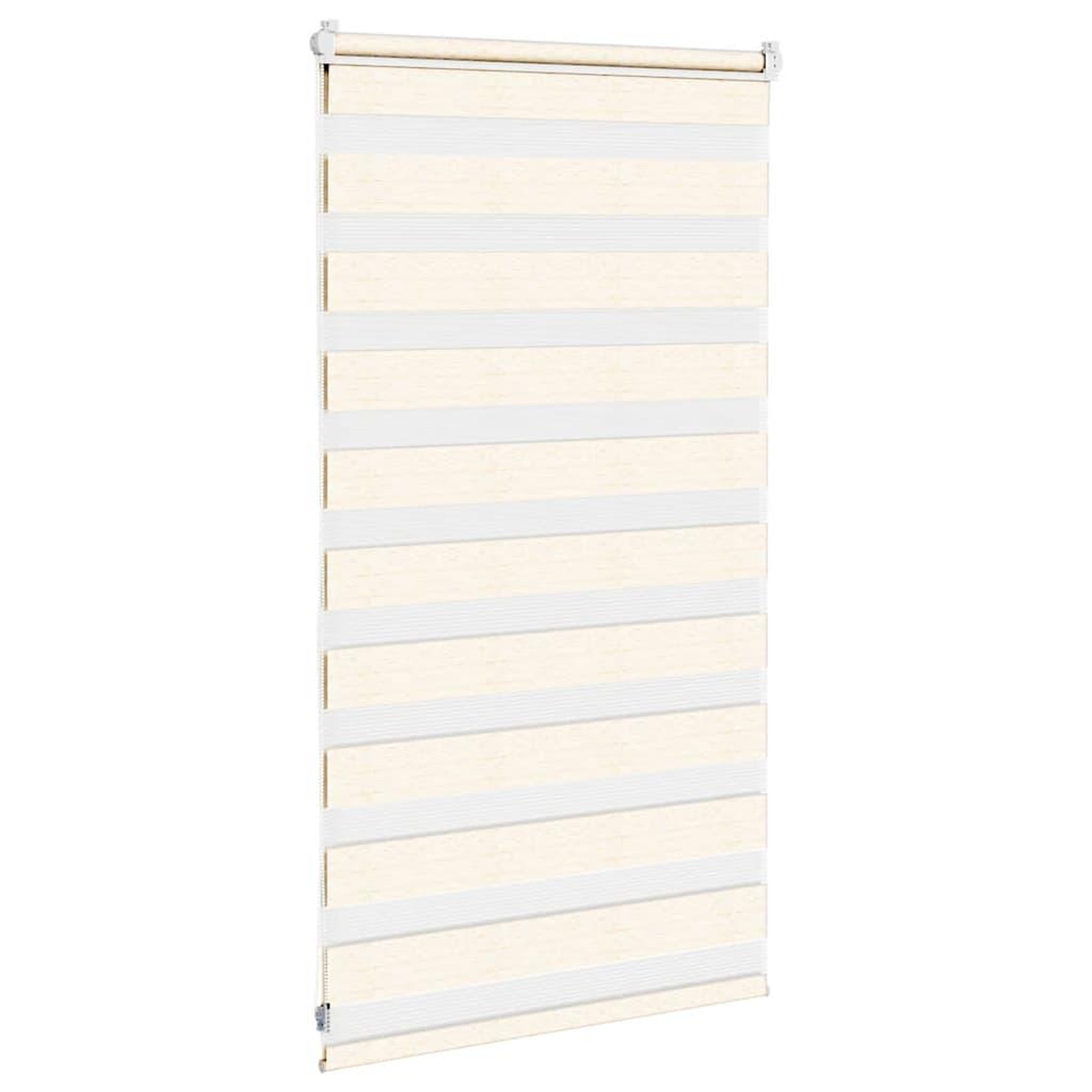 Voir la diapositive 4 : VIDAXL Store zebre beige marbre largeur du tissu 75,9 cm polyester