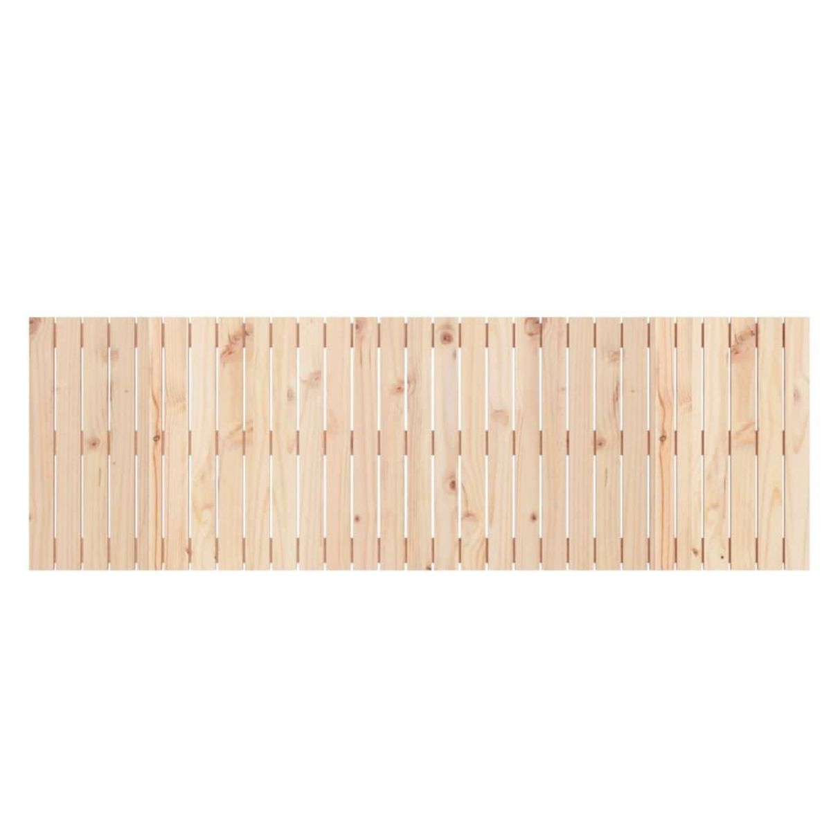 VIDAXL Tete de lit murale 185x3x60 cm Bois massif de pin