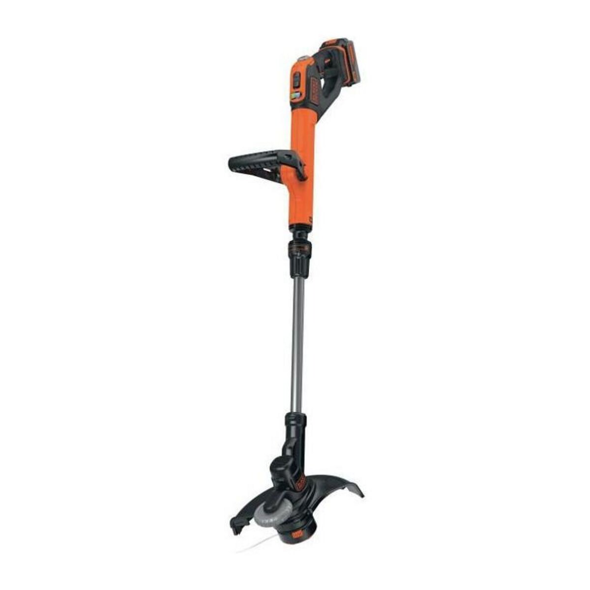 Black et Decker BLACK + DECKER Coupe-Bordures 30 cm sans fil LITHIUM 18V POWERCOMMANDTM- 4Ah - 1 batterie - 1 bobine de 10m fil 1,6mm - 1 charge